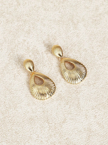 Boucles d'oreilles coupées à chutes d'or Or MAX FOR ME