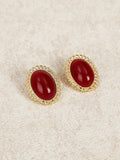 Boucles d'oreilles ovales rétro Default MAX FOR ME