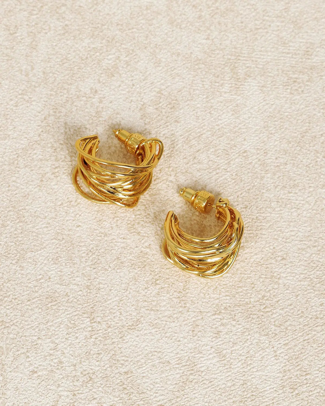 Boucles d'oreilles plaquées or Default MAX FOR ME