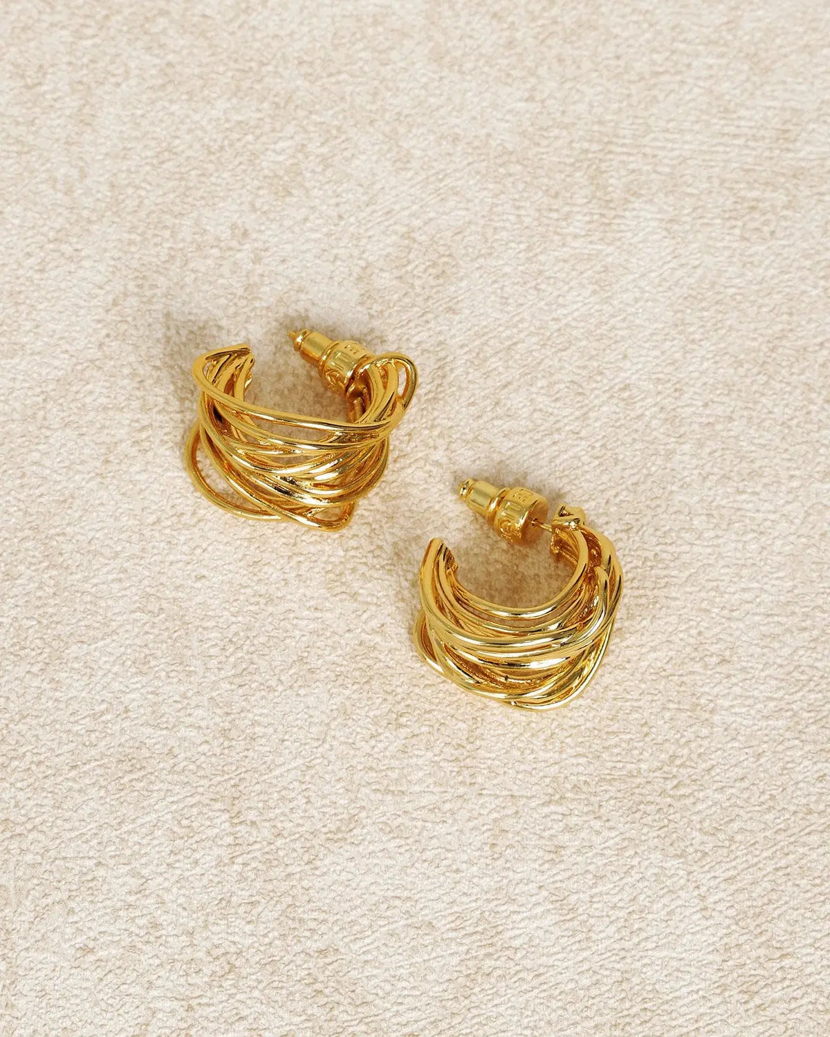 Boucles d'oreilles plaquées or Default MAX FOR ME