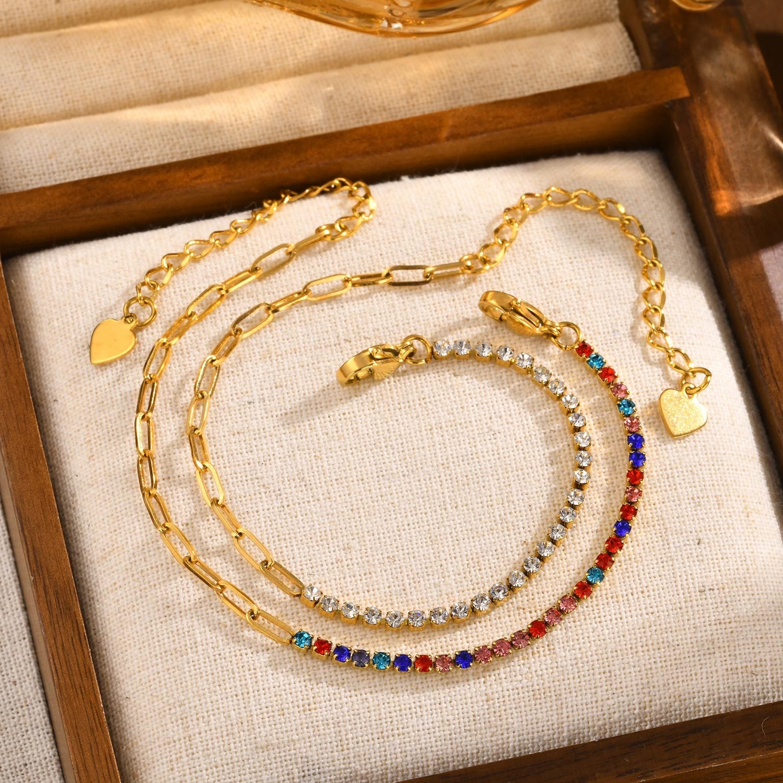 Bracelets dorés accumulation layering poignet femme chic MAX FOR ME