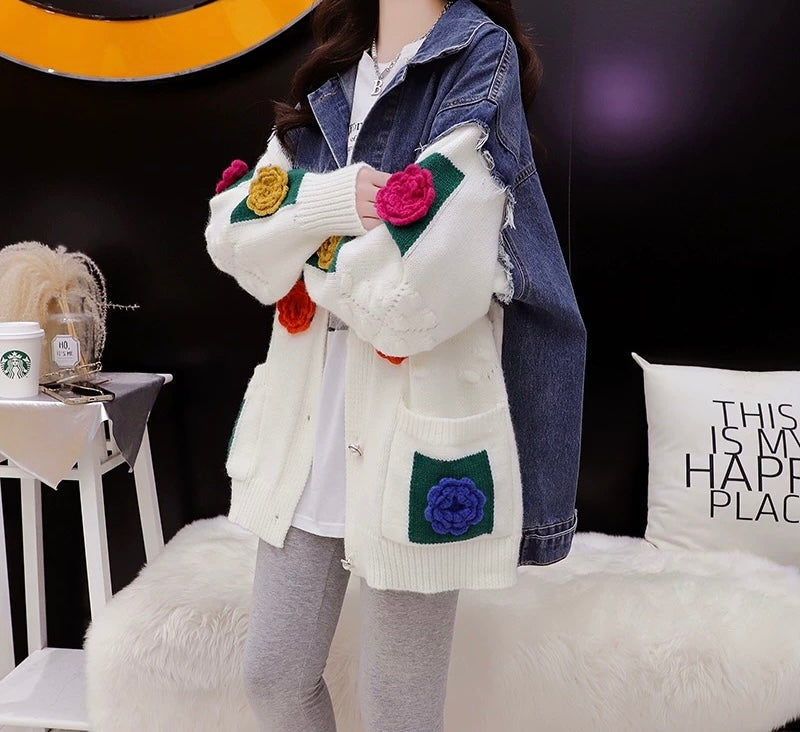MAX-FOR-ME-cardigan-femme-maille-denim-blanc-empiecements-urbain