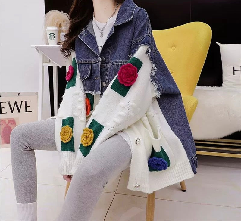 MAX-FOR-ME-cardigan-femme-maille-denim-blanc-empiecements-urbain