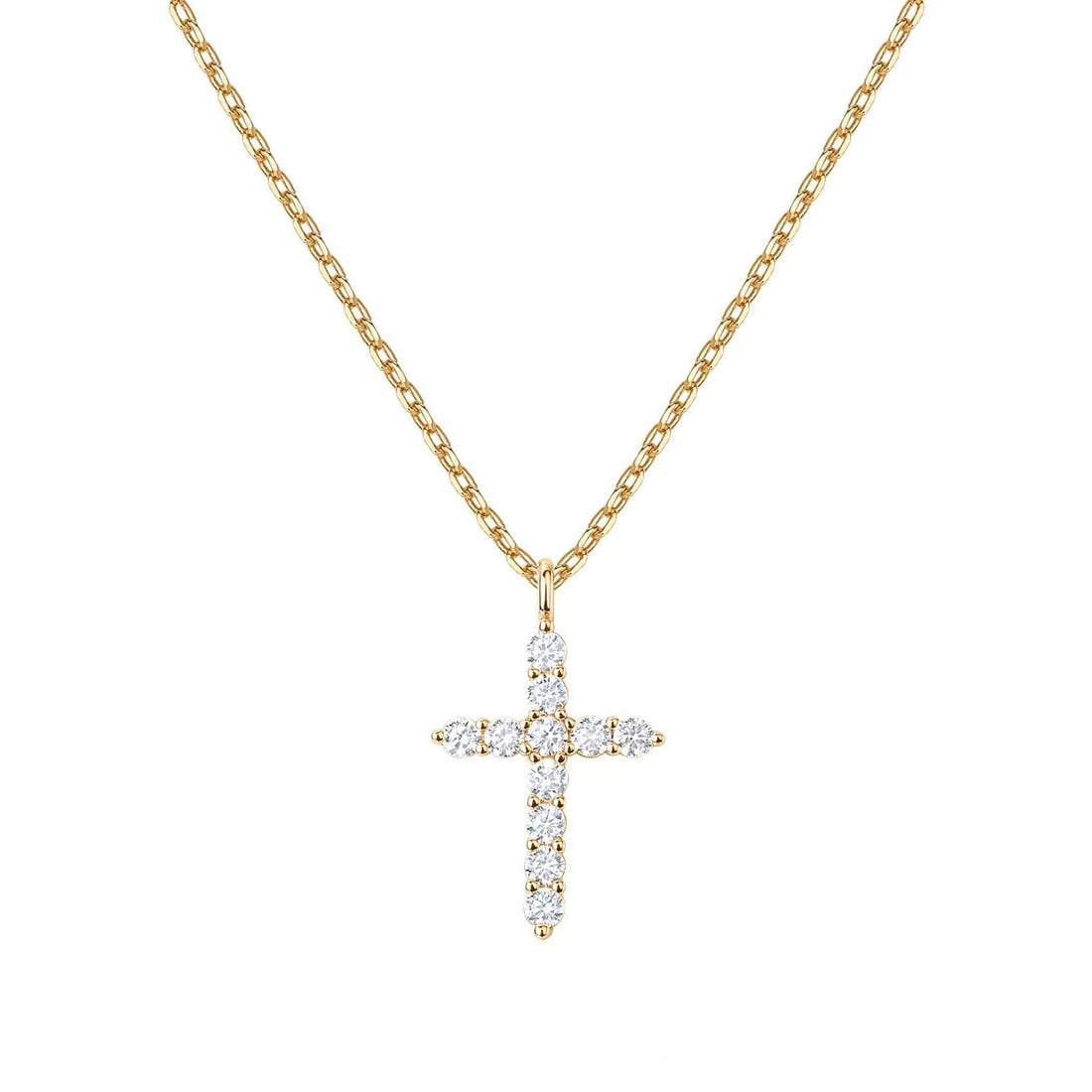 Détail croix strassée cristaux Swarovski Max for Me qualité joaillerie premium