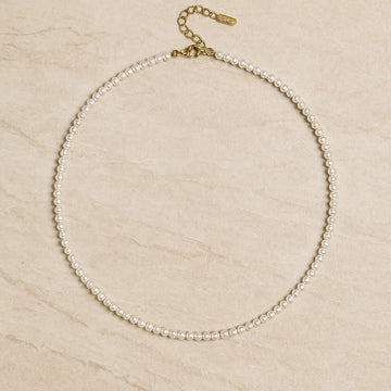 Collier de perles blanches Blanc MAX FOR ME