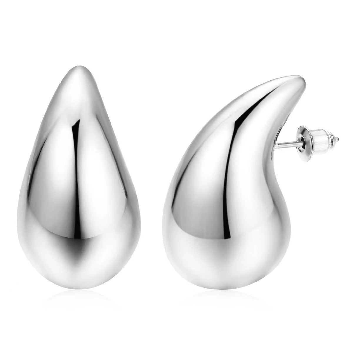 Look minimaliste contemporain boucles d'oreilles goutte Max for Me moderne