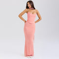 Variant image for Robe Longue Femme Noire Taille M Tissu Léger-5