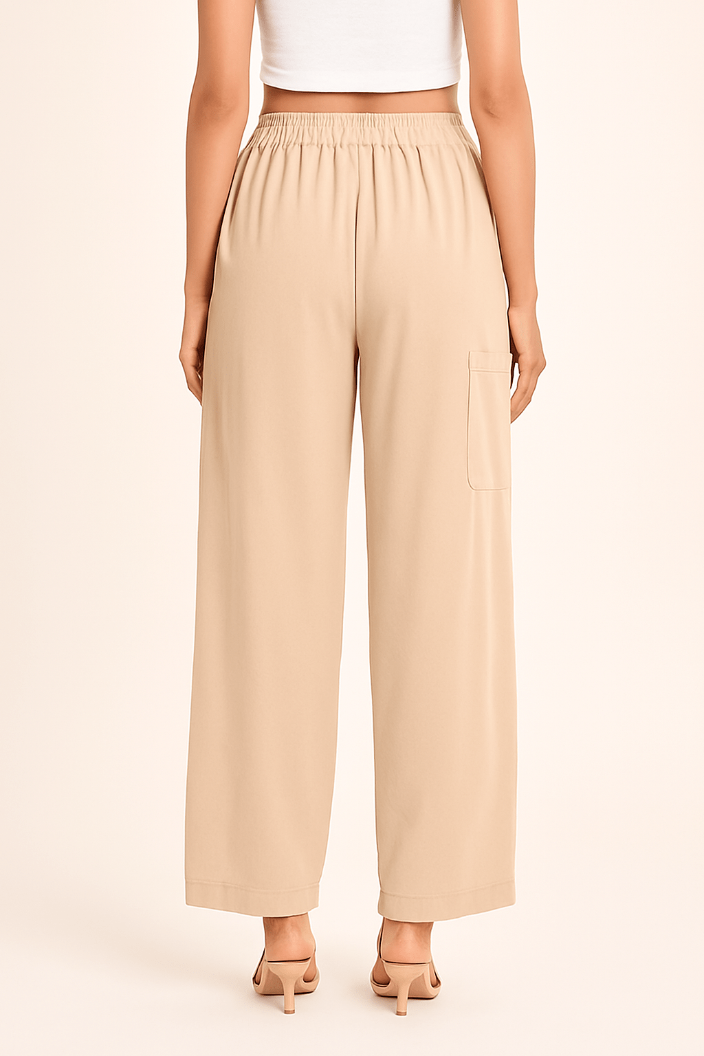 Pantalon Fluide Femme Noir MAX FOR ME