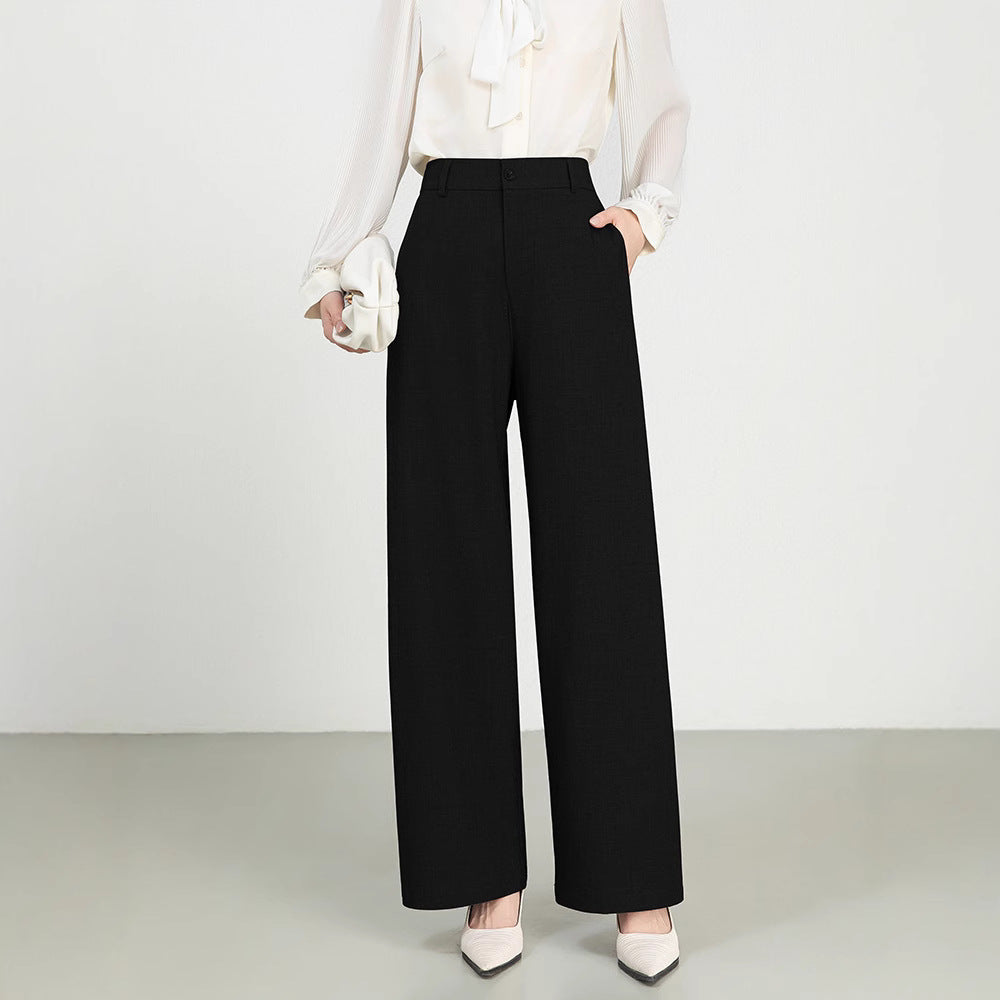 Pantalon tailleur jambes larges - une silhouette élancée - MAX FOR ME