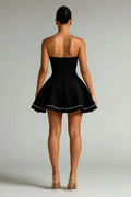 Robe Femme A-Line Mini Dos Nu 