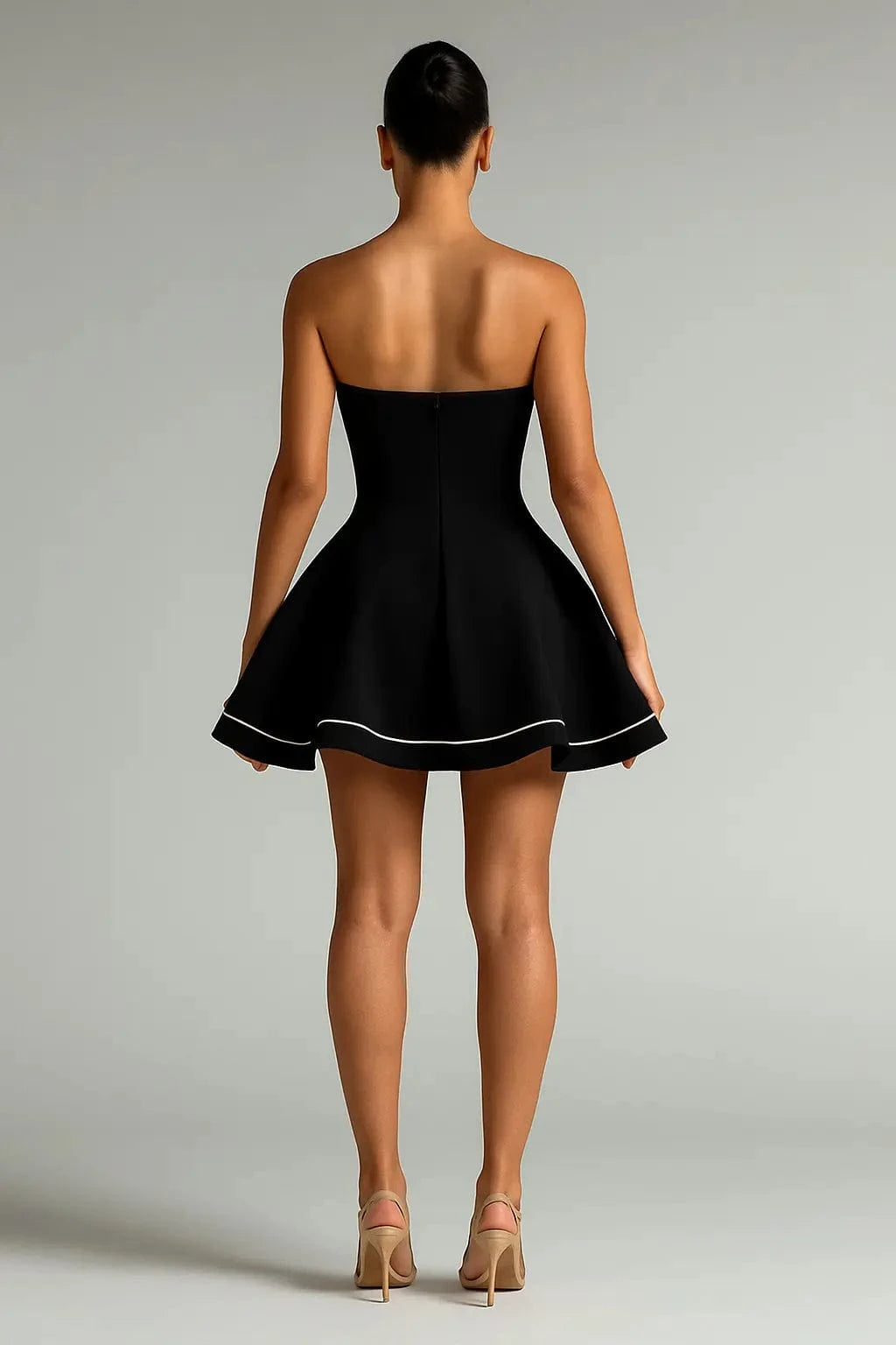 Robe Femme A-Line Mini Dos Nu 