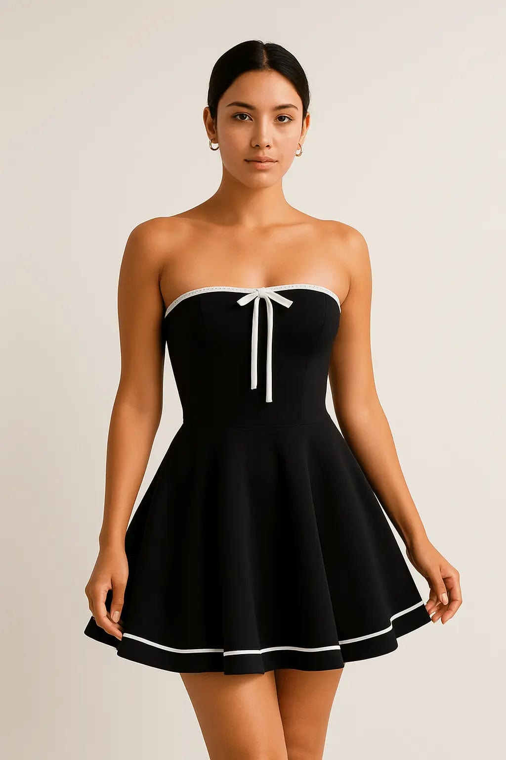 Robe Femme A-Line Mini Dos Nu 