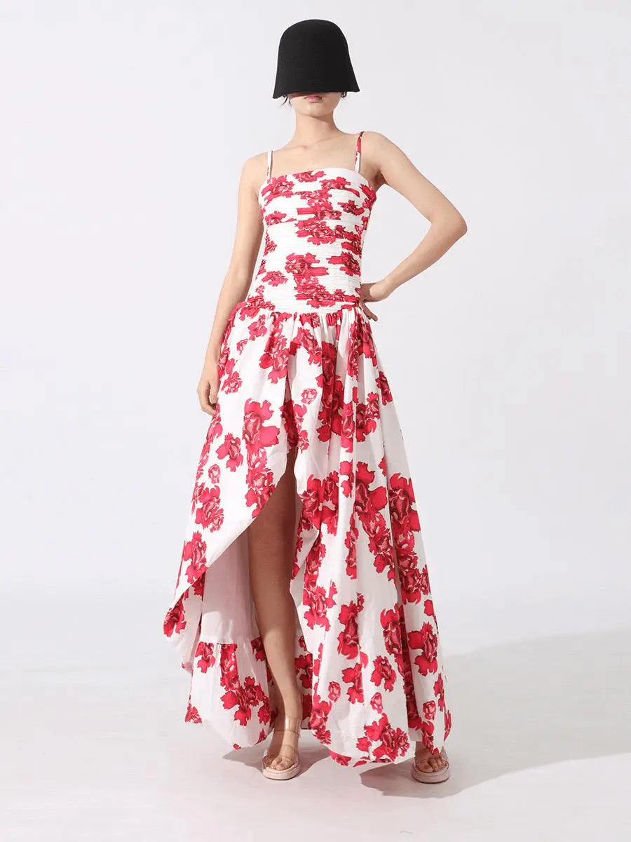 Robe Longue Femme Imprimée Sans Bretelles MAX FOR ME