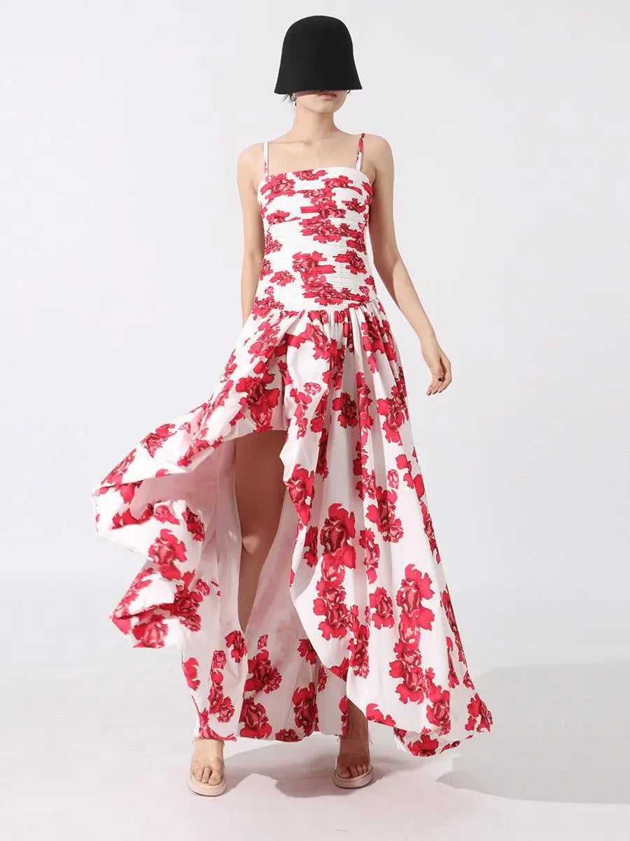 Robe Longue Femme Imprimée Sans Bretelles MAX FOR ME