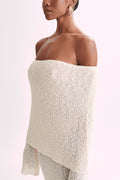 Robe Longue Marisol en Bouclé Elégante 