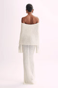 Robe Longue Marisol en Bouclé Elégante 