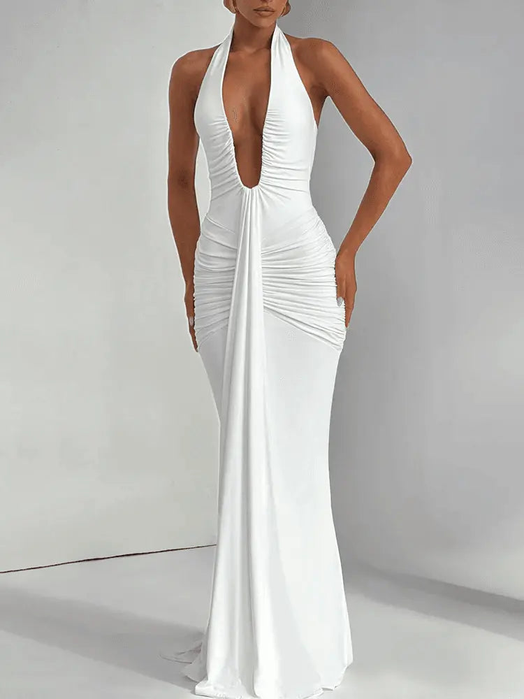 Robe Maxi Été Sexy sans Manches 