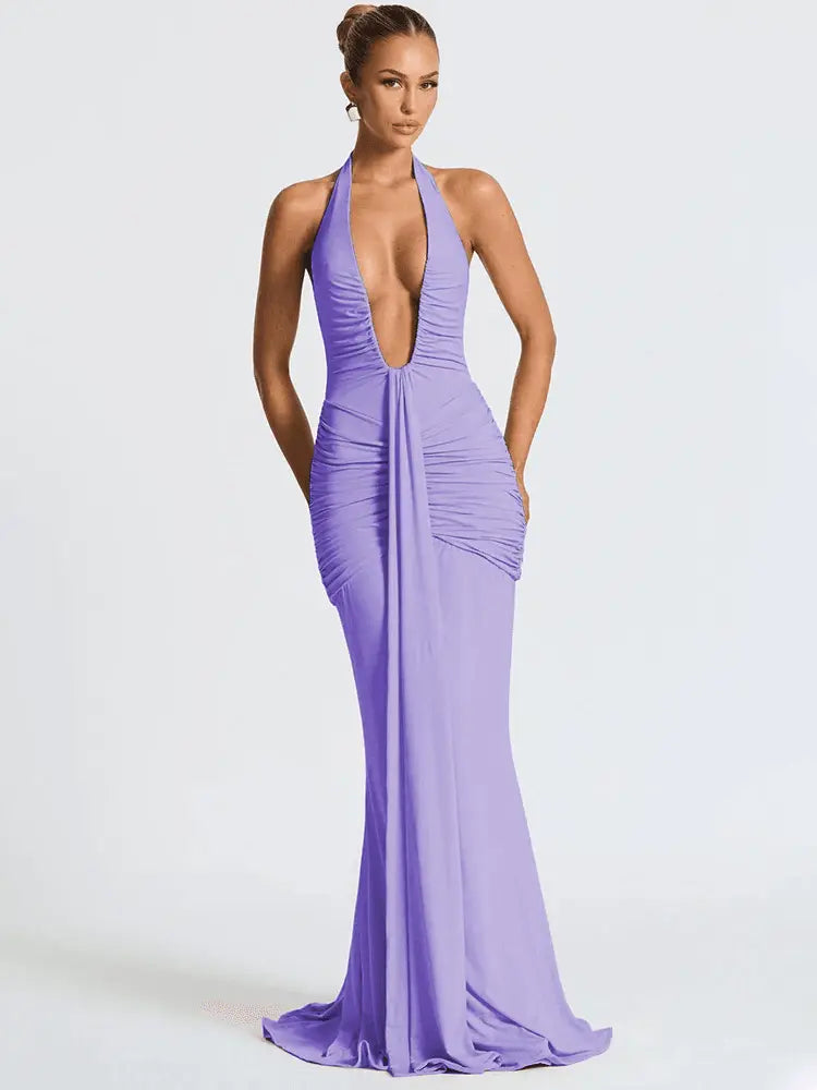Robe Maxi Été Sexy sans Manches 