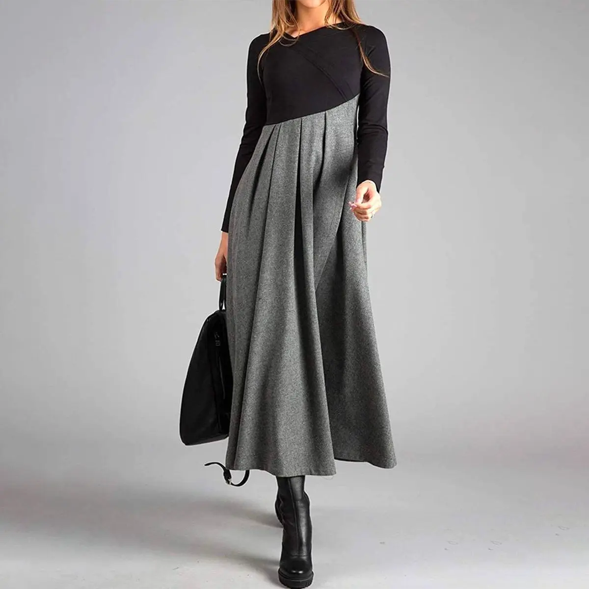 Robe  Maxi Longue à Taille Haute 