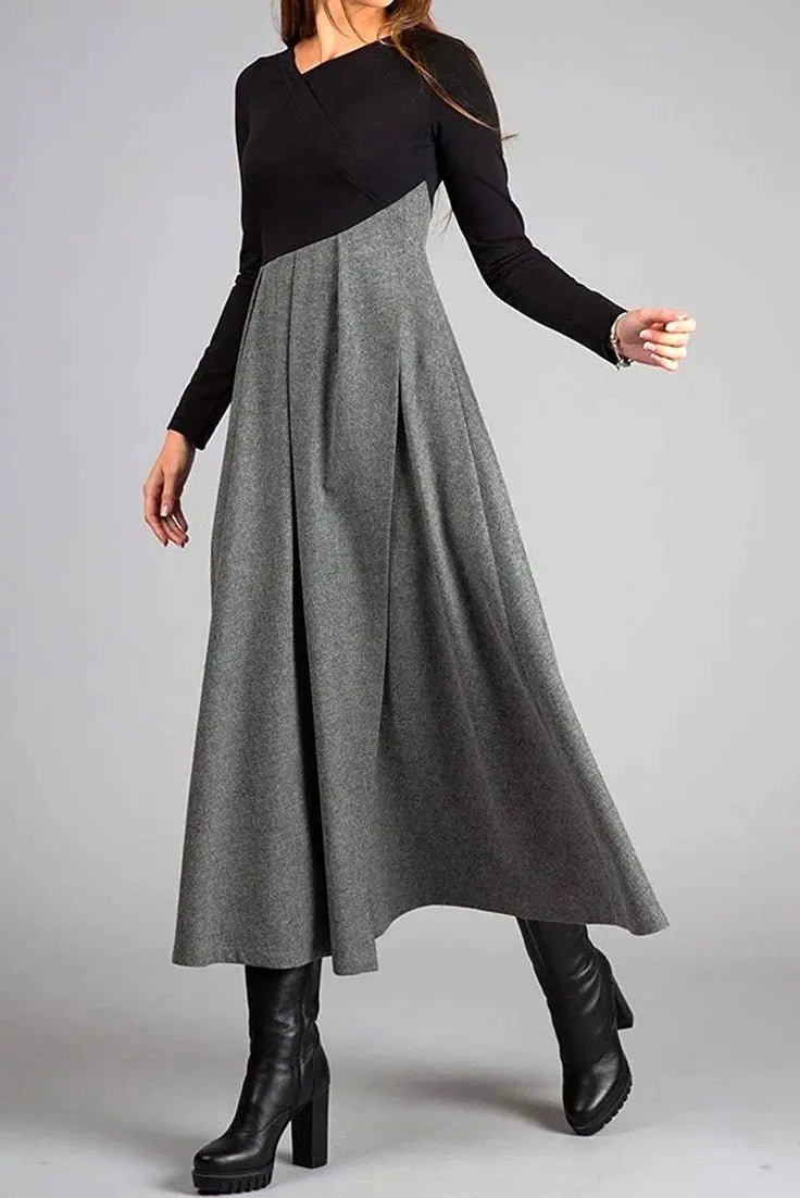 Robe  Maxi Longue à Taille Haute 
