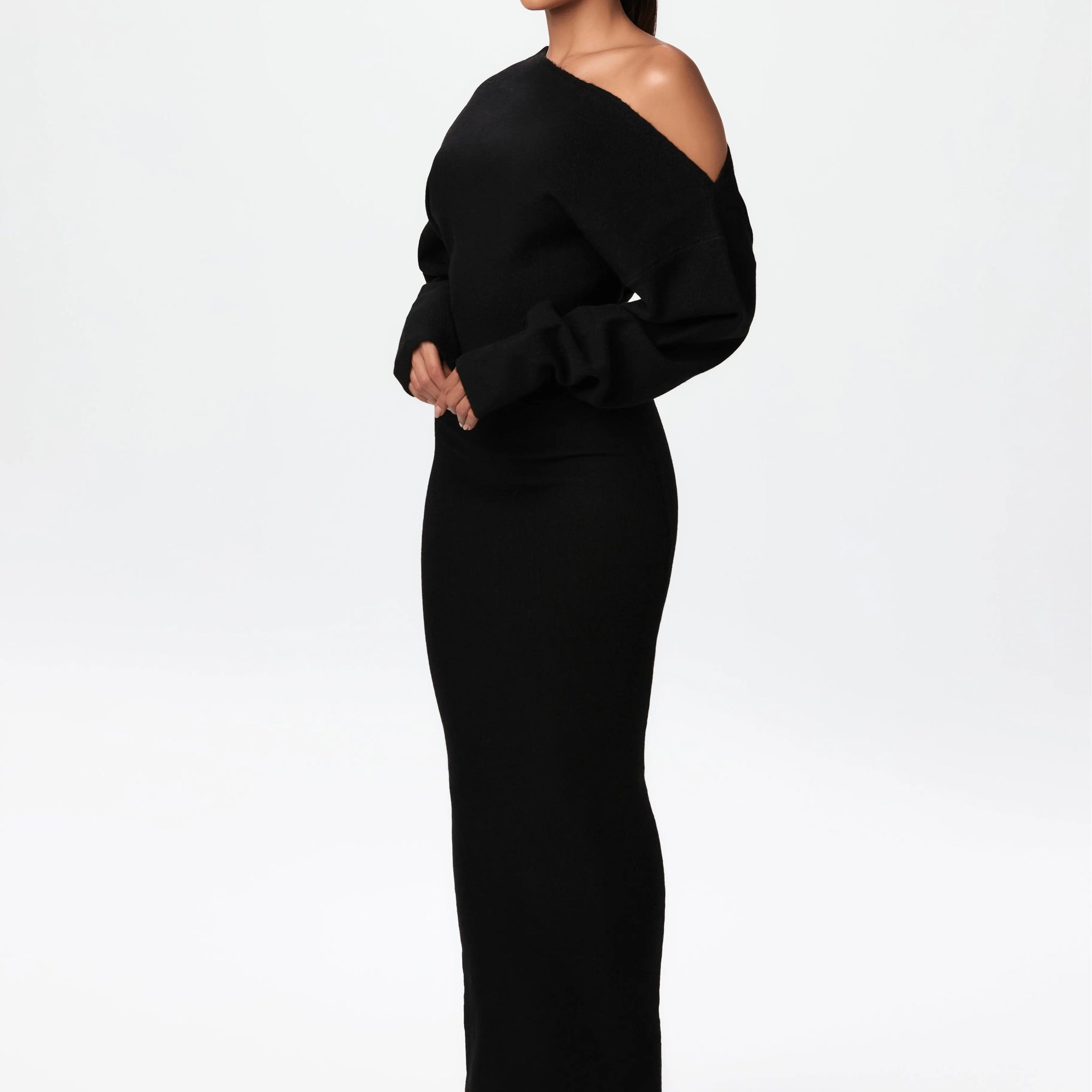 Robe Pull Femme Epaule dénudée MAX FOR ME