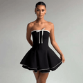 Robe Femme A-Line Mini  Dos Nu 