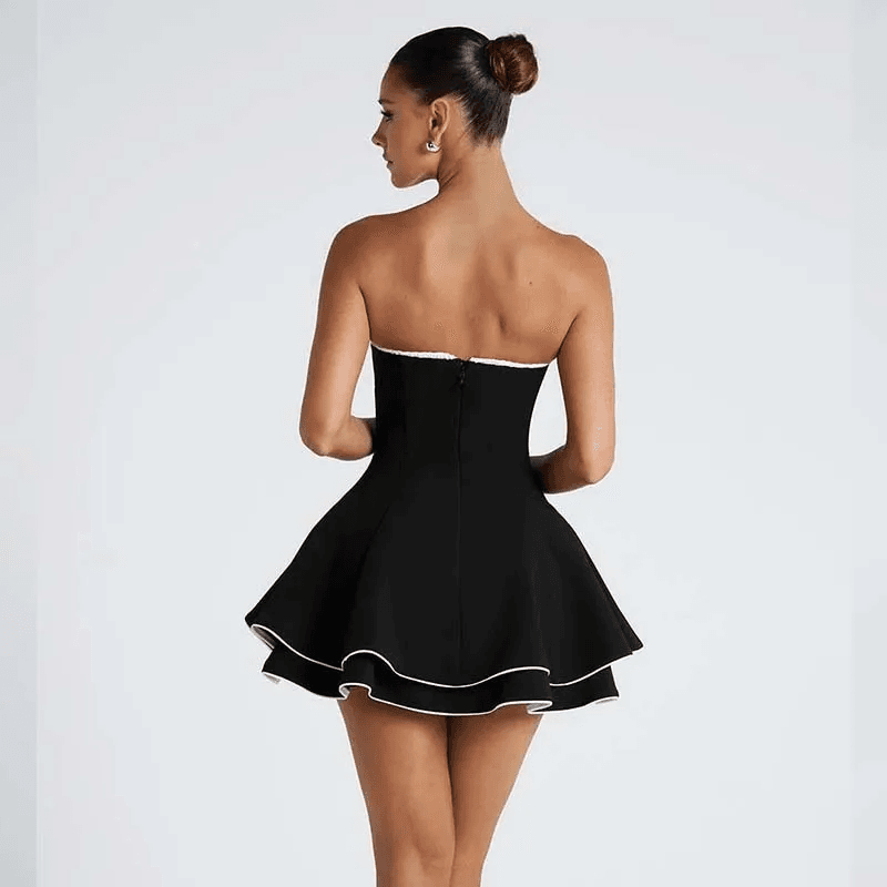 Robe Femme A-Line Mini  Dos Nu 