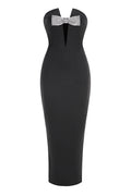 Robe de Soirée Chic Longue avec Silhouette Sculptée et Design Minimaliste – Élégance pour Événements Spéciaux 4