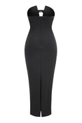 Robe de Soirée Chic Longue avec Silhouette Sculptée et Design Minimaliste – Élégance pour Événements Spéciaux 5