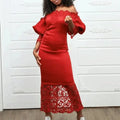 Robes de luxe en dentelle - Manches lanterne Bouffantes 