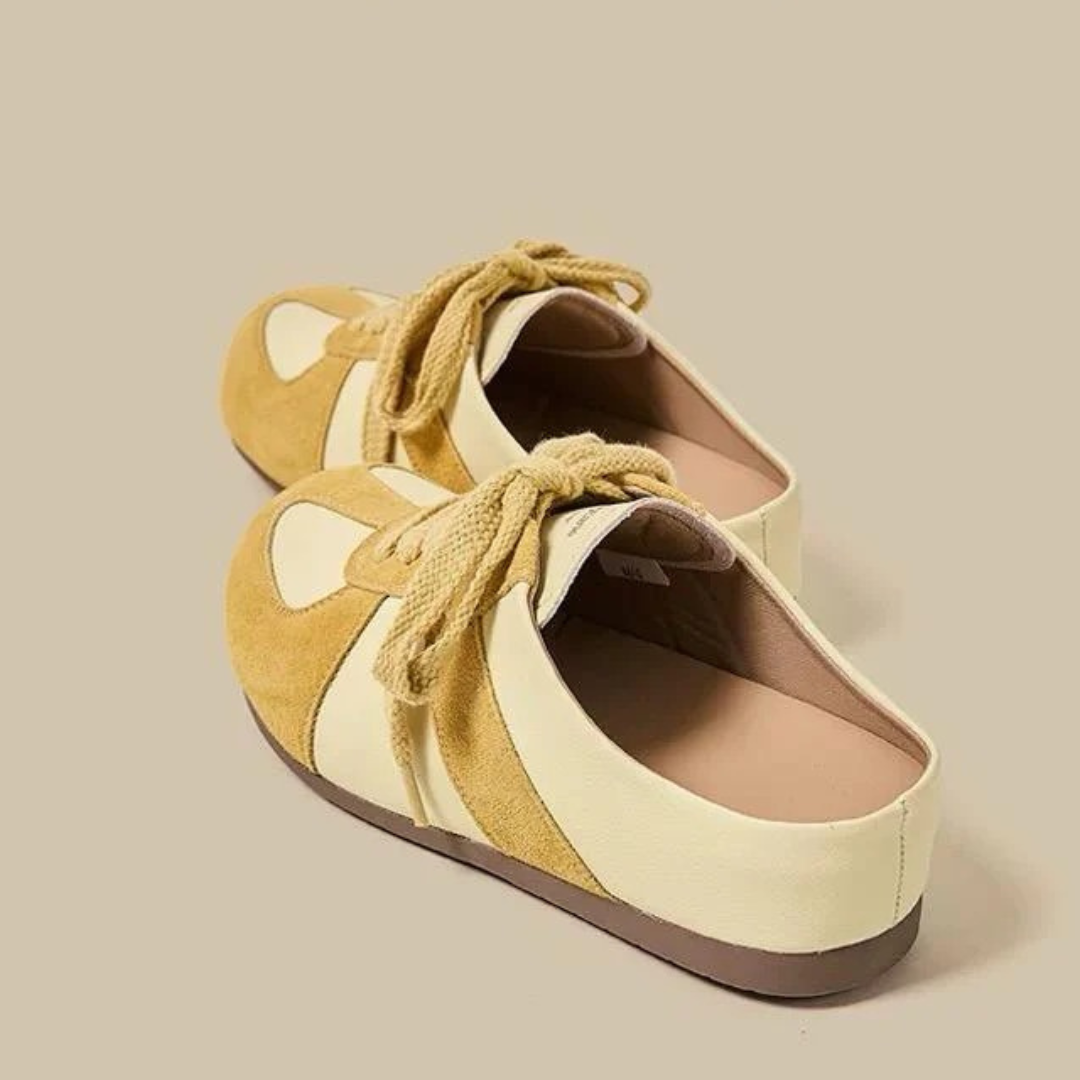Zweifarbige Schnürschuhe - Moderner Retro-Stil, raffiniert - MAX FOR ME