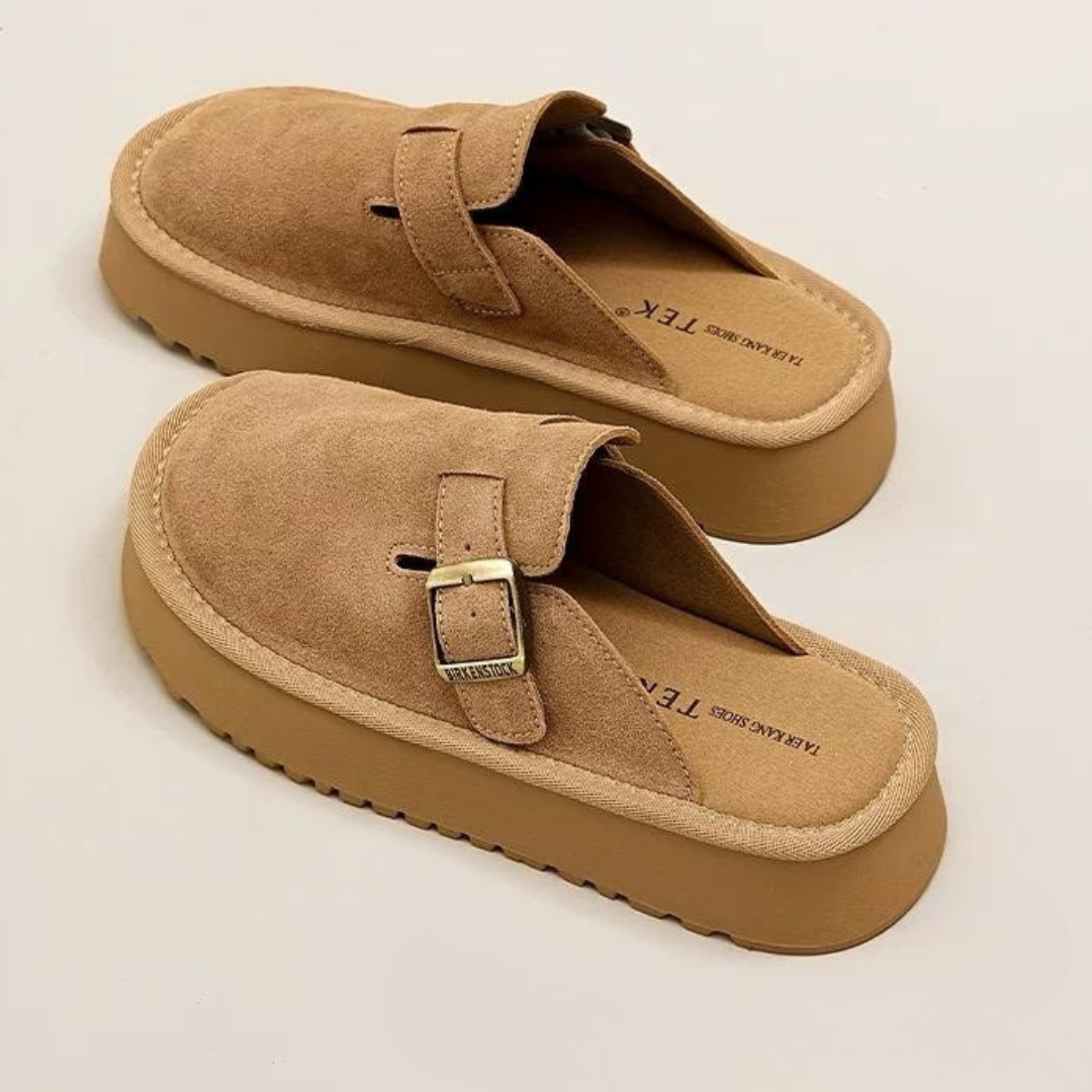Clogs mit 4cm dicker Sohle - Authentische Komforthöhe - MAX FOR ME