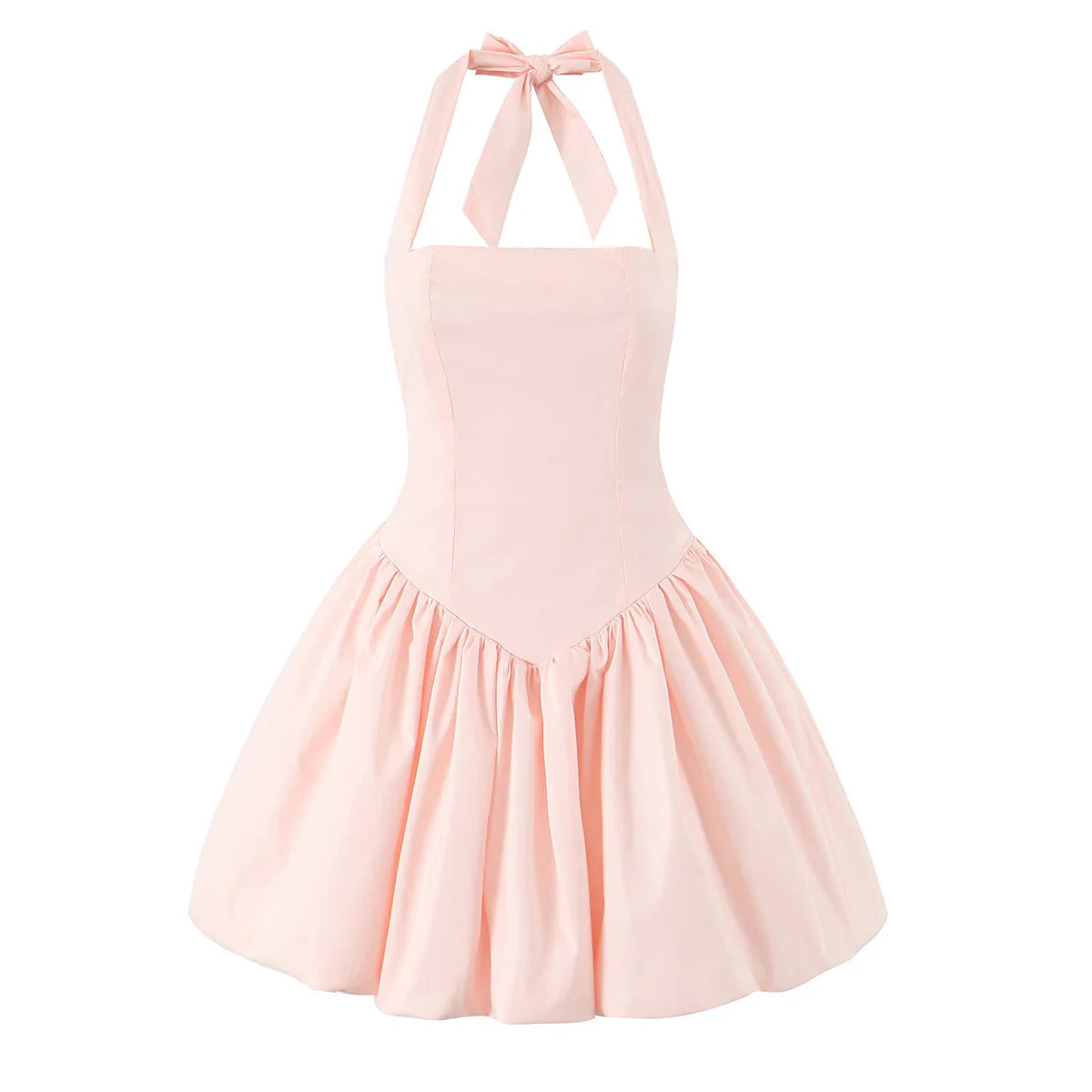 Variant image for Robe de Soirée Femme Rose Taille S M L Polyester Chic-1