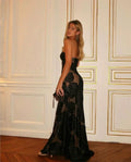 Variant image for Robe Longue Femme Fleurie Taille M Tulle Transparent Élégante-1