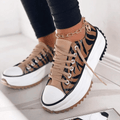 Baskets à plateforme élégantes pour femmes - Semelle épaisse, design tendance et décontracté MAX FOR ME