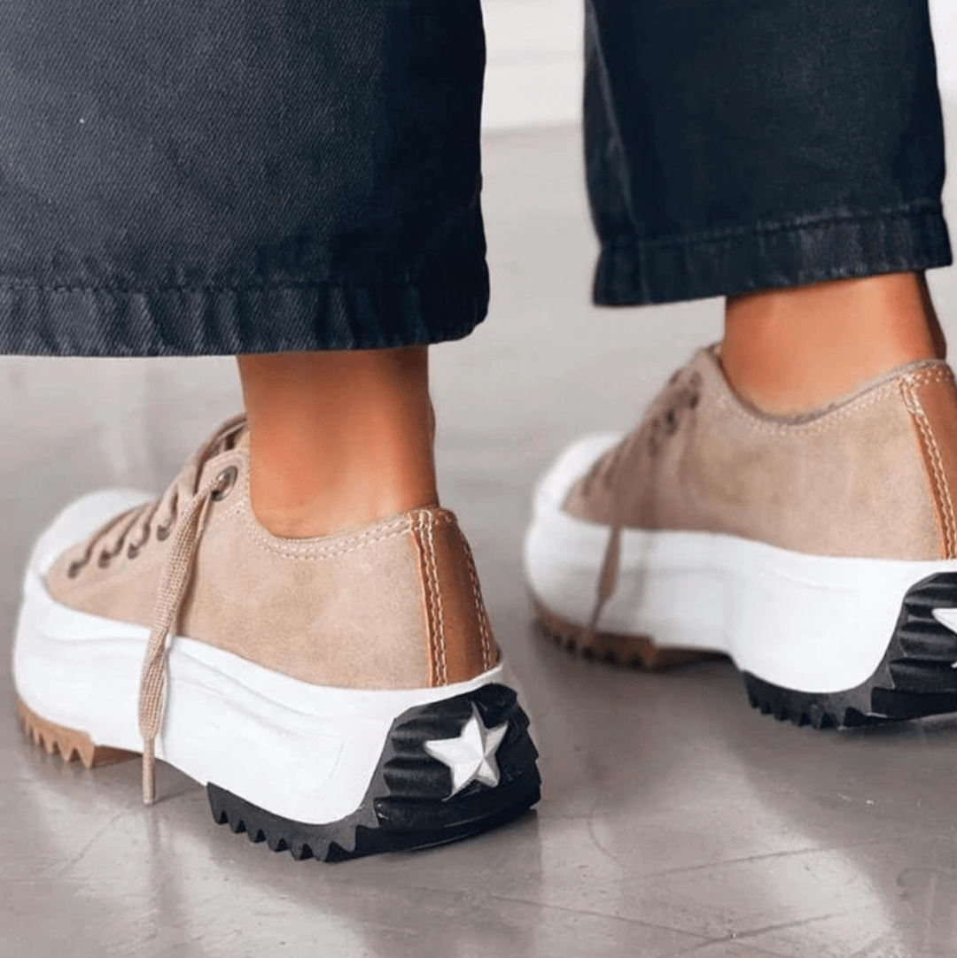 Baskets à plateforme élégantes pour femmes - Semelle épaisse, design tendance et décontracté MAX FOR ME