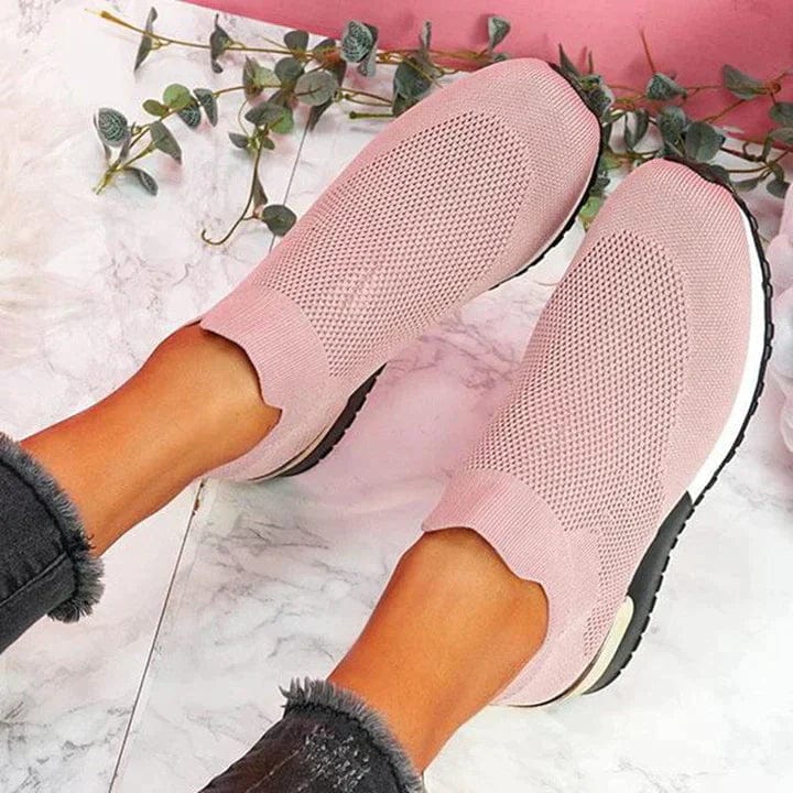 Baskets-chaussettes montantes - bien-être et style au quotidien - MAX FOR ME Rose / 35 MAX FOR ME