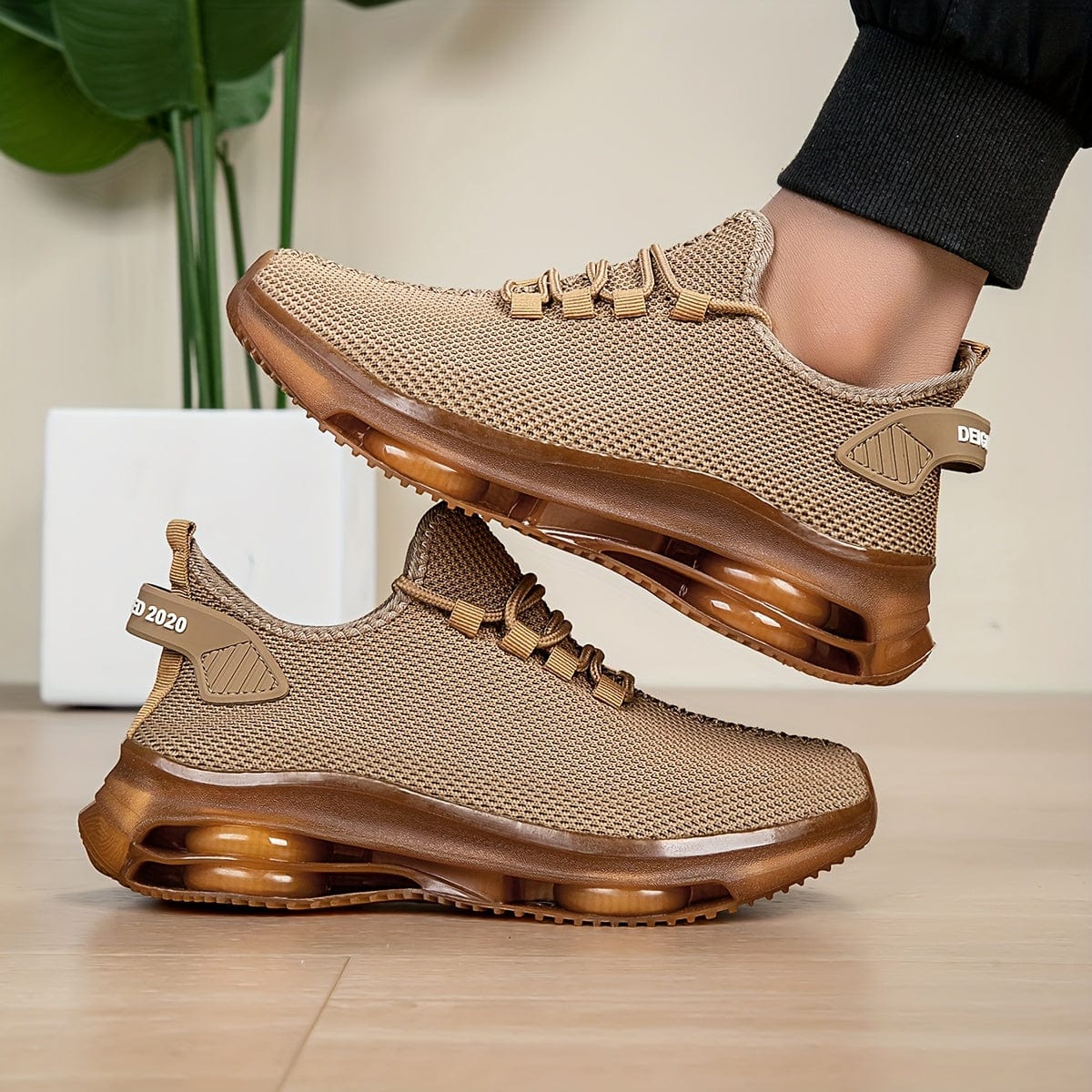 Baskets Nova Breeze – sneakers en maille respirante avec semelle à coussin d’air Marron / 34 MAX FOR ME