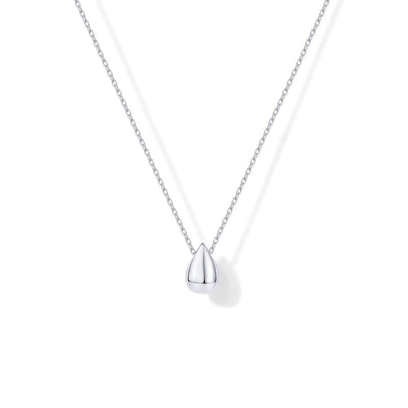Bijou goutte design sculptural minimalisme raffiné Max for Me - Élégance contemporaine intemporelle Gris clair MAX for ME