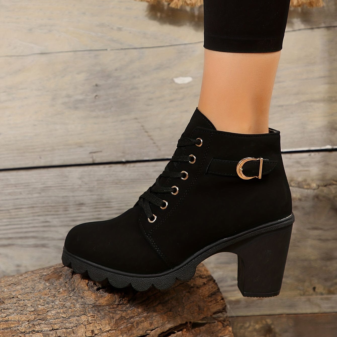 Bottines à talons pour femme – Des chaussures élégantes en daim pour le quotidien MAX FOR ME
