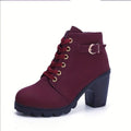 Bottines à talons pour femme – Des chaussures élégantes en daim pour le quotidien MAX FOR ME