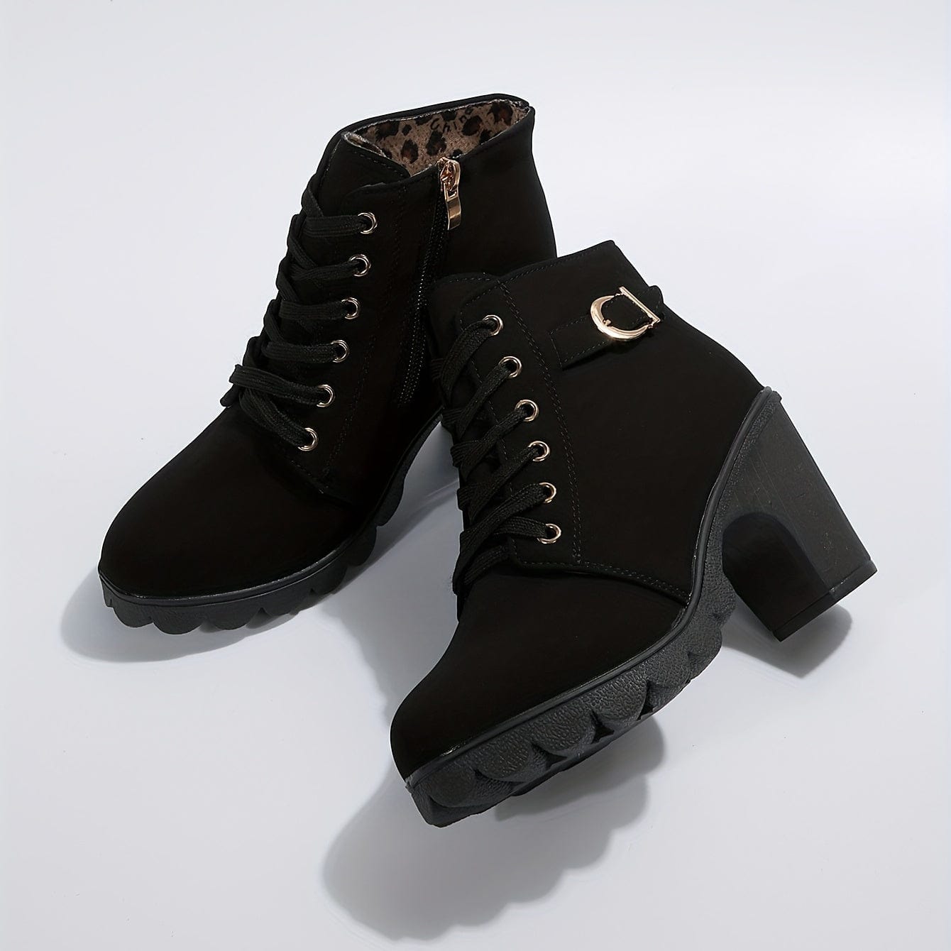 Bottines à talons pour femme – Des chaussures élégantes en daim pour le quotidien MAX FOR ME