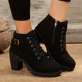 Bottines à talons pour femme – Des chaussures élégantes en daim pour le quotidien MAX FOR ME