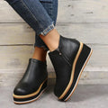 Bottines élégantes pour femmes avec fermeture éclair et plateforme - Chaussures confortables et tendance MAX FOR ME