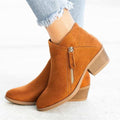 Bottines en cuir pour femme | Élégantes et confortables Marron / 2 MAX FOR ME