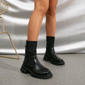 Bottines en similicuir à brides pour femme MAX FOR ME