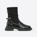 Bottines en similicuir à brides pour femme MAX FOR ME