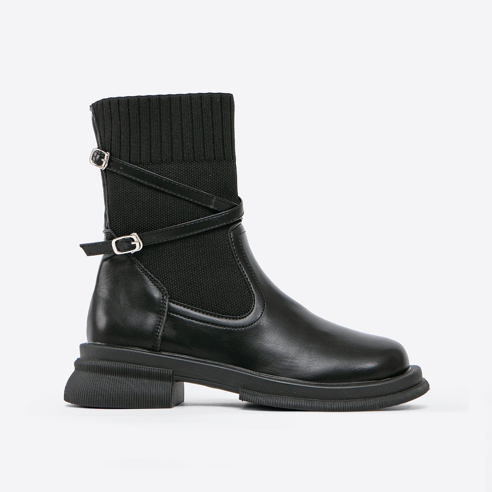 Bottines en similicuir à brides pour femme MAX FOR ME