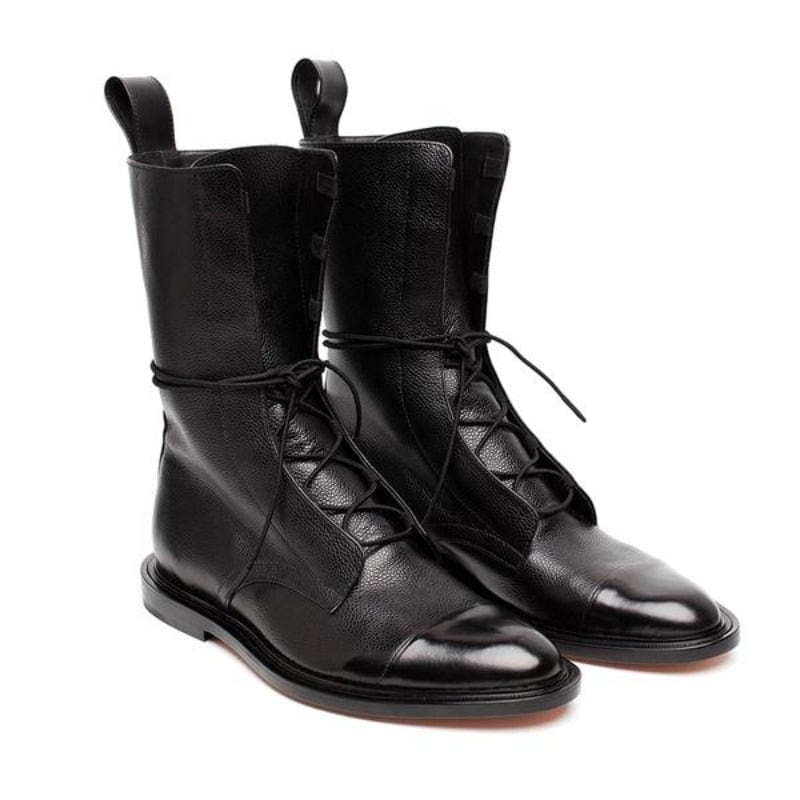 Bottines pour femme - Cuir vegan - Bout pointu - Style britannique - Élégantes et raffinées MAX FOR ME