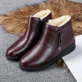 Bottines pour femme - Fermeture éclair latérale - Doublure en peluche - Détails métalliques élégants - Tenue décontractée MAX FOR ME